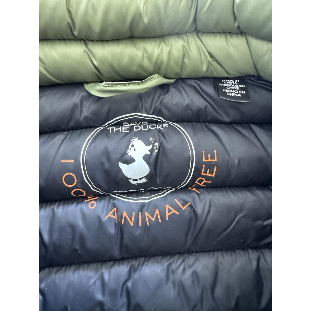 Save The Duck Men's Full Zip Vest Green M - Picture 3 of 7